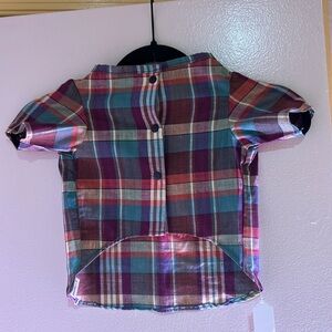 Plaid Dog Shirt